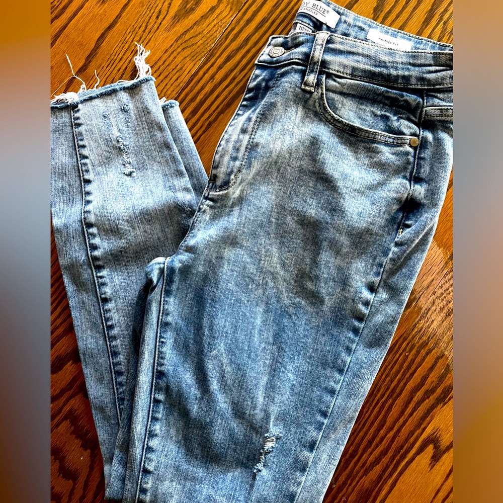 Judy Blue destructed denim